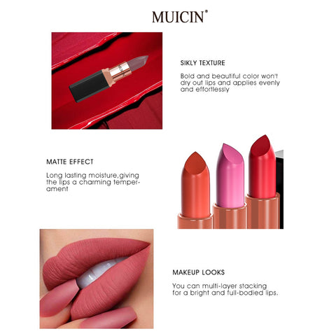 MUICIN - Hydrating Matte Lipstick - Comfort Matte Hydration