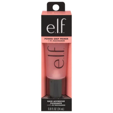 e.l.f. Power Grip Primer + 4% Niacinamide, 0.8 fl oz peach