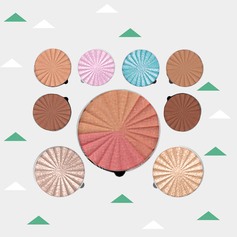 MUICIN - White Blusher & Eyeshadow Palette - Neutral Elegance