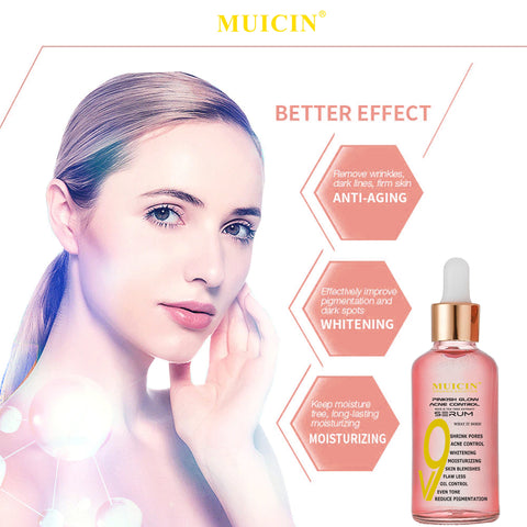 MUICIN - V9 Pinkish Glow Anti Acne Face Serum - Blemish-Free Radiance