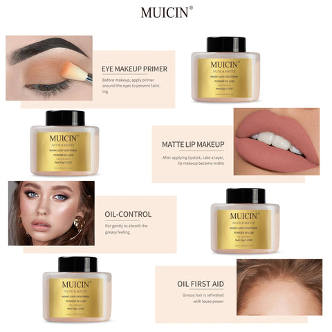 MUICIN - Nude Matte Radiant Loose Powder - Invisible Finish