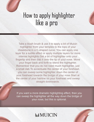 MUICIN - Face Glow High Beam Highlighter - Luminous Brilliance