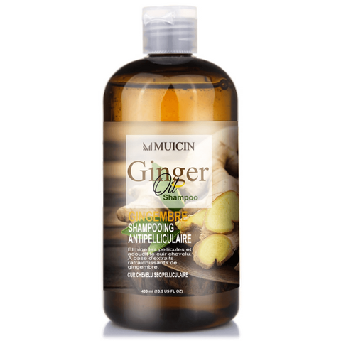 MUICIN - Ginger Oil Shampoo Gingembre For Anti-Hair Fall & Dandruff Control - Dual Action Scalp Care