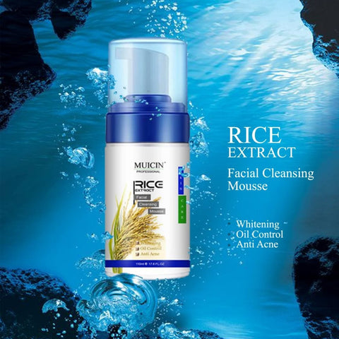 MUICIN - Rice Extract Facial Cleansing Mousse - Soft Radiant Cleanse