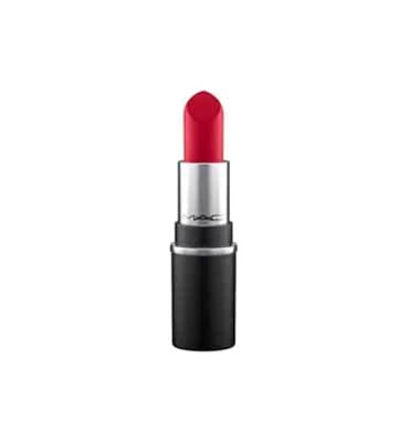 MAC Cosmetics- Lipstick Matte in Ruby Woo (vivid red) (0.06 oz) (Mini)