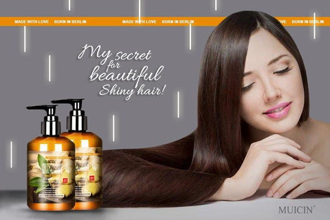 MUICIN - Ginger & Gingembre Shampoo Hair Mask - 2 In 1 - Rejuvenate & Soften