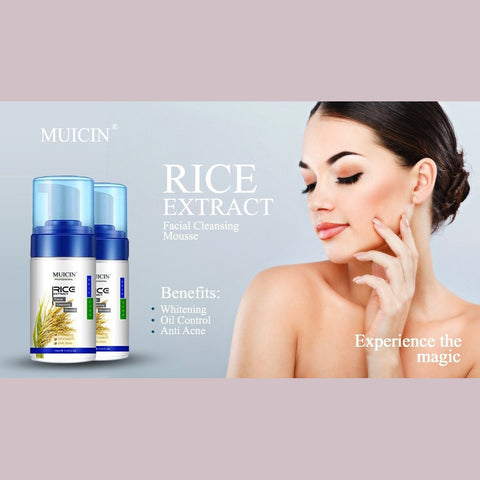 MUICIN - Rice Extract Facial Cleansing Mousse - Soft Radiant Cleanse