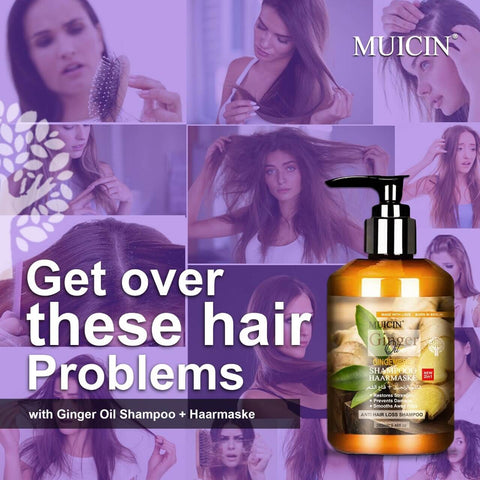 MUICIN - Ginger & Gingembre Shampoo Hair Mask - 2 In 1 - Rejuvenate & Soften