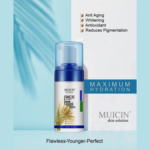 MUICIN - Rice Extract Facial Cleansing Mousse - Soft Radiant Cleanse