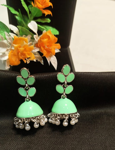 Jhumki Style Earrings Pair
