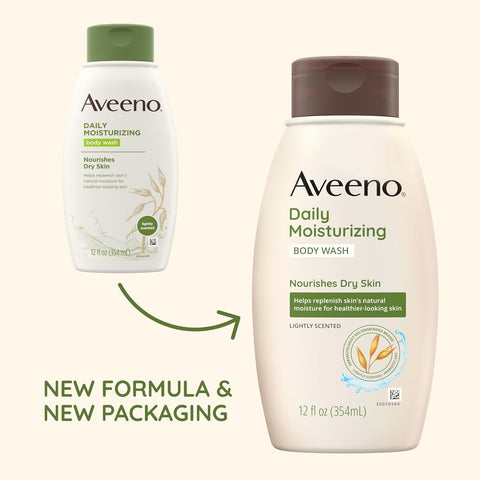 Aveeno Daily Moisturizing Body Wash 33oz X 2pc