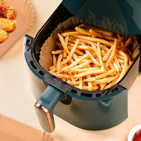 Home.Co- Air Fryer Disposable Square Papers (50pcs Set) Size: 160mmx45mm