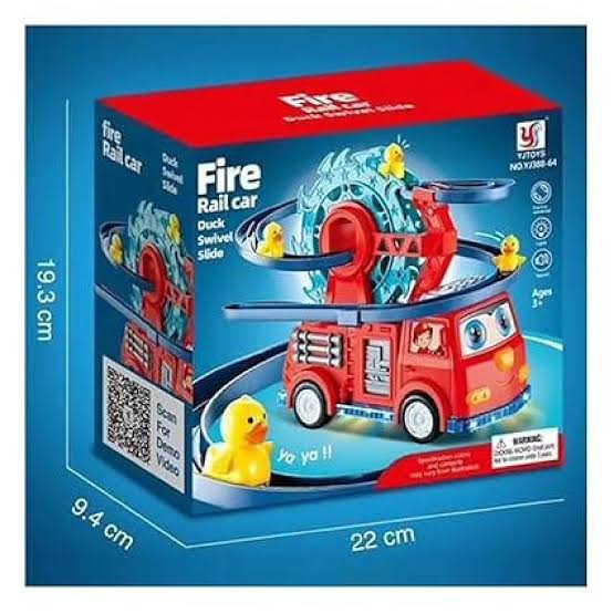 Fire slide truck