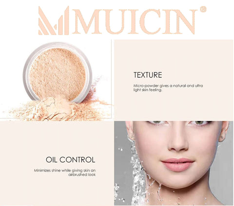 MUICIN - Radiant Finish Loose Powder - Light & Luminous Complexion