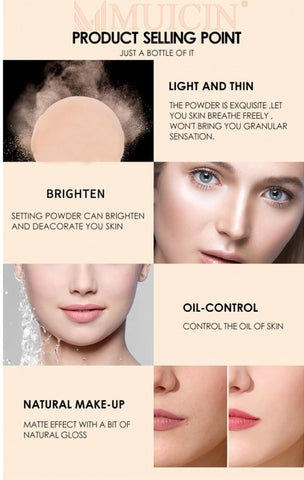 MUICIN - Radiant Finish Loose Powder - Light & Luminous Complexion