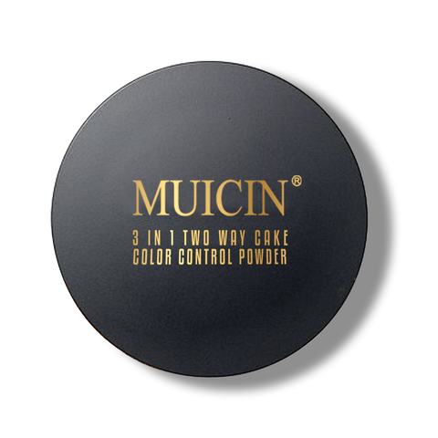 MUICIN - Luminous 3 In 1 Two Way Compact Face Powder - Versatile Mattify