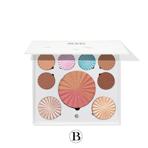 MUICIN - White Blusher & Eyeshadow Palette - Neutral Elegance