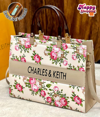 Charles & Keith High HandBag  For Girls With Brand Runner
