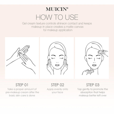 MUICIN - Matte Primer Velvet Gel - Smooth Base