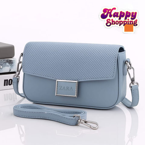 Zara Imported  High Quality CrossBody Bag With 2 Straps