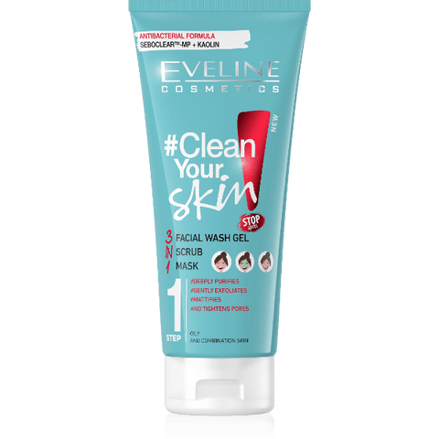 Eveline Clean Your Skin Facial Mask Gel Step1 200ml