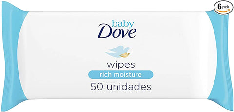 DOVE BABY WIPES SENSITIVE MOISTURE 50'S