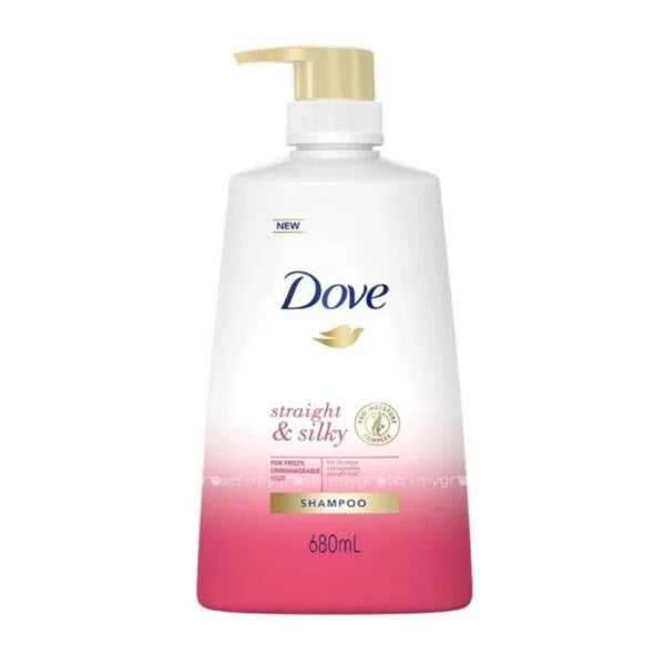 DOVE SHAMPOO STRAIGHT & SILKY 680ML