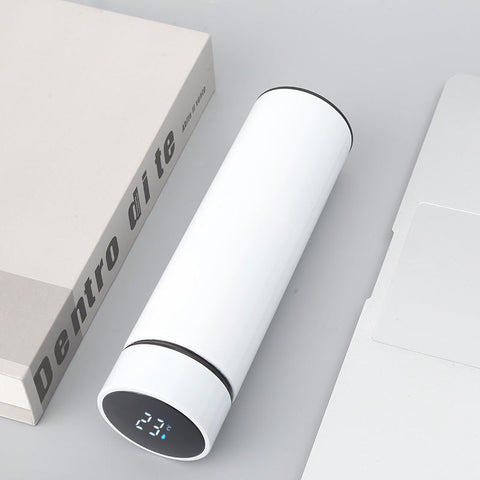 Home.Co- LED Digital Temperature Display Water Bottle Multi Color