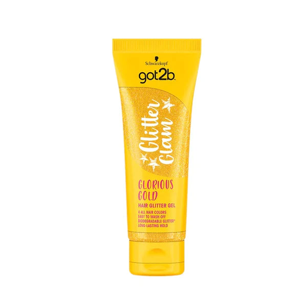 GOT2B HAIR GLITTER GEL GLORIOUS GOLD 50ML