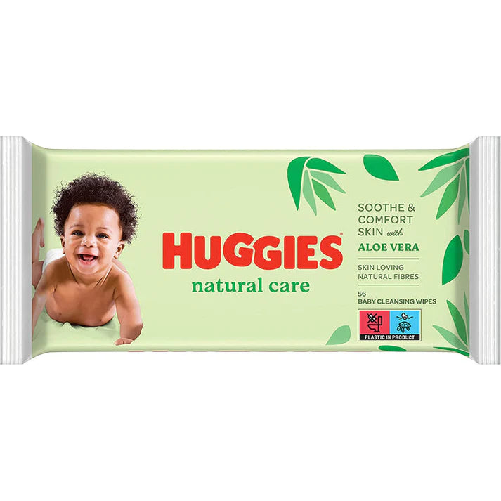 HUGGIES BABY WIPES NATURAL CARE 56 SHEET
