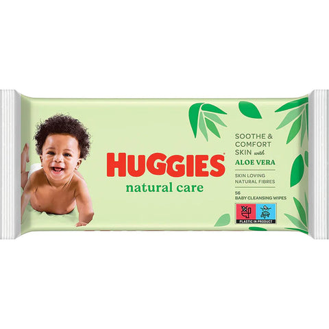 HUGGIES BABY WIPES NATURAL CARE 56 SHEET