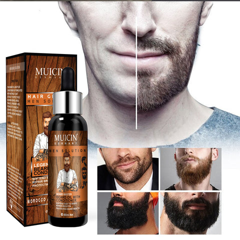 MUICIN - Hair Growth & Conditioning Beard Oil - Fuller & Softer Beard