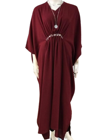 Plain Kaftan Dress
