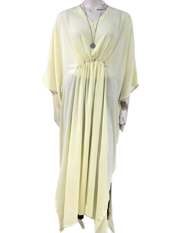 Plain Kaftan Dress