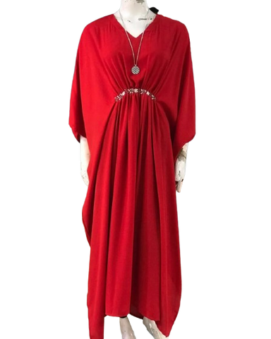 Plain Kaftan Dress