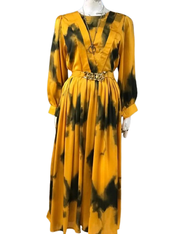 Silk long Dress