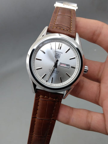 TAGHEUER CARERA CALIBRE 5 STRAP WATCH