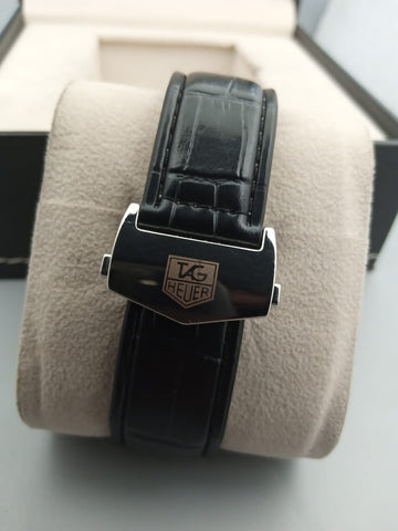 TAGHEUER CARERA CALIBRE 5 STRAP WATCH