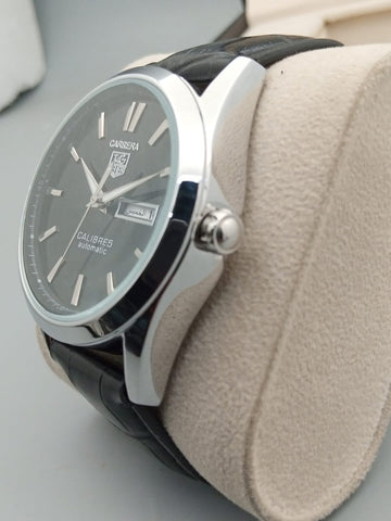 TAGHEUER CARERA CALIBRE 5 STRAP WATCH