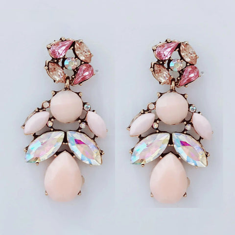 Wearables- Drop by Drop- Women Earrings- Pink