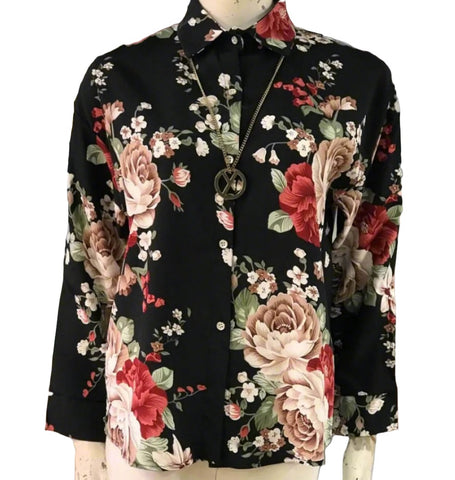 Georgette Floral Tops