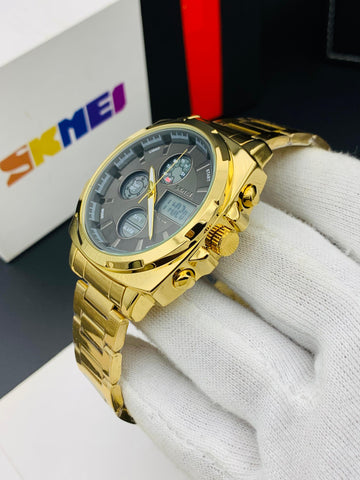SKMEI DUAL TIME HYBRID