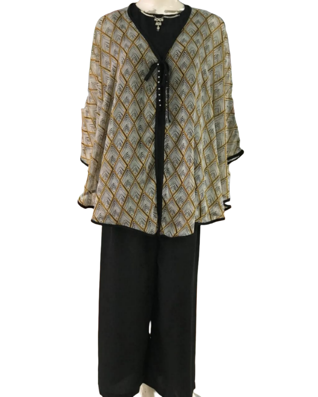 Georgette Top with uppar and trouser