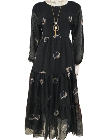 Chiffon Printed Long Dresses