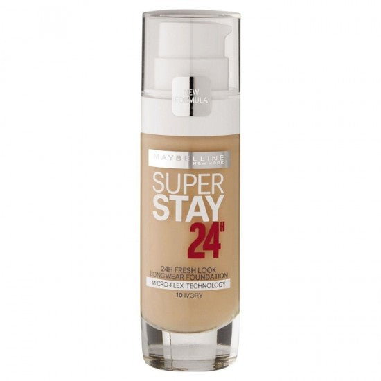 Maybelline Superstay 24Hr Longwear Foundation - 10 Ivory