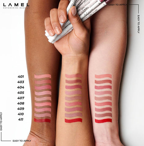 LAMEL Long lasting Gel Lip Liner 408 Pink Plum