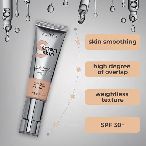 LAMEL Smart Skin Serum Tinted Foundation 403 Peach Beige
