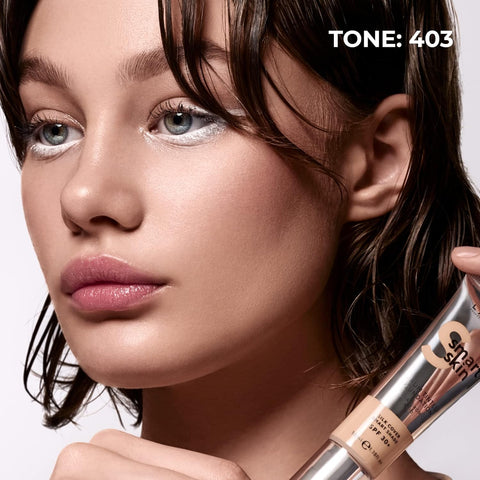 LAMEL Smart Skin Serum Tinted Foundation 403 Peach Beige