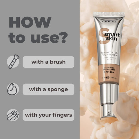 LAMEL Smart Skin Serum Tinted Foundation 403 Peach Beige