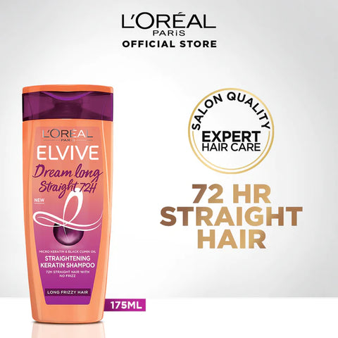 LOREAL PARIS DREAM LONG STRAIGHT 72H SHAMPOO 175 Ml